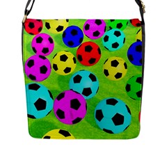 Balls Colors Flap Messenger Bag (l)  by BangZart