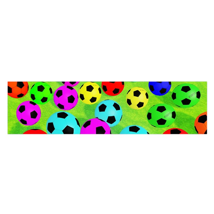 Balls Colors Satin Scarf (Oblong)