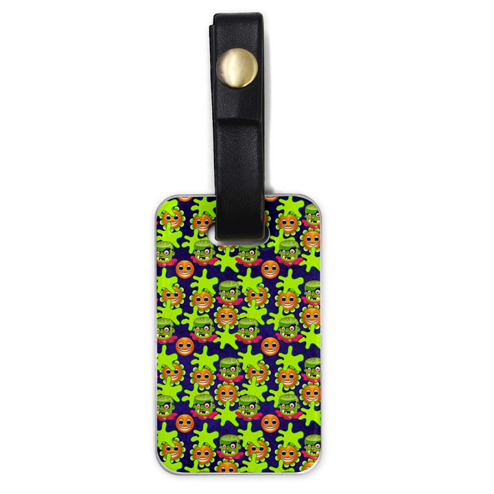 Smiley Monster Luggage Tags (One Side) 