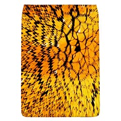 Yellow Chevron Zigzag Pattern Flap Covers (l)  by BangZart