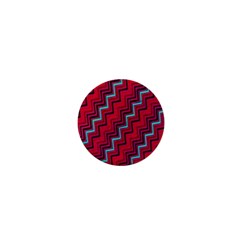 Red Turquoise Black Zig Zag Background 1  Mini Magnets by BangZart