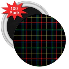 Tartan Plaid Pattern 3  Magnets (100 Pack) by BangZart