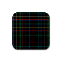 Tartan Plaid Pattern Rubber Coaster (square)  by BangZart