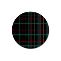 Tartan Plaid Pattern Magnet 3  (round) by BangZart