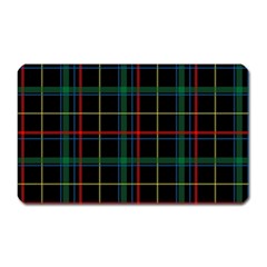 Tartan Plaid Pattern Magnet (rectangular) by BangZart