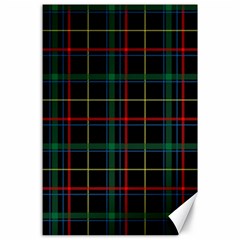 Tartan Plaid Pattern Canvas 24  X 36  by BangZart