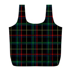 Tartan Plaid Pattern Full Print Recycle Bags (l)  by BangZart