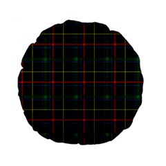 Tartan Plaid Pattern Standard 15  Premium Flano Round Cushions by BangZart