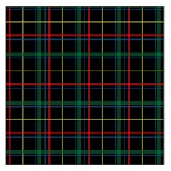 Tartan Plaid Pattern Large Satin Scarf (square)