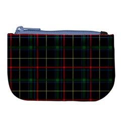 Tartan Plaid Pattern Large Coin Purse