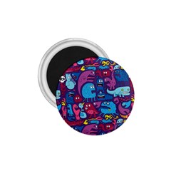 Hipster Pattern Animals And Tokyo 1 75  Magnets by BangZart