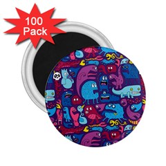 Hipster Pattern Animals And Tokyo 2 25  Magnets (100 Pack)  by BangZart