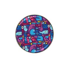 Hipster Pattern Animals And Tokyo Hat Clip Ball Marker (10 Pack) by BangZart