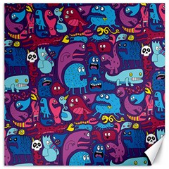 Hipster Pattern Animals And Tokyo Canvas 16  X 16   by BangZart