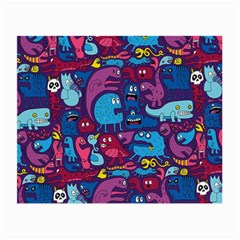 Hipster Pattern Animals And Tokyo Small Glasses Cloth (2-side) by BangZart