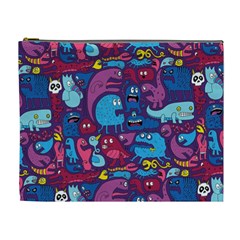 Hipster Pattern Animals And Tokyo Cosmetic Bag (xl) by BangZart