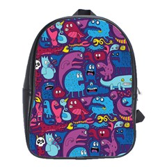 Hipster Pattern Animals And Tokyo School Bags(large)  by BangZart