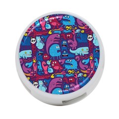 Hipster Pattern Animals And Tokyo 4-port Usb Hub (one Side) by BangZart