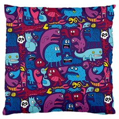 Hipster Pattern Animals And Tokyo Large Cushion Case (one Side) by BangZart