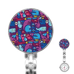 Hipster Pattern Animals And Tokyo Stainless Steel Nurses Watch by BangZart