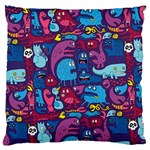 Hipster Pattern Animals And Tokyo Standard Flano Cushion Case (Two Sides) Front