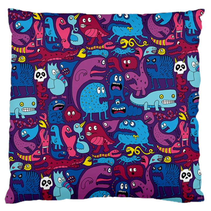 Hipster Pattern Animals And Tokyo Standard Flano Cushion Case (Two Sides)