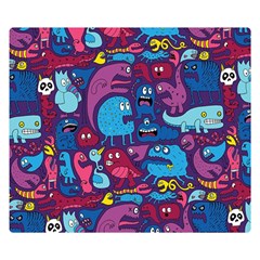 Hipster Pattern Animals And Tokyo Double Sided Flano Blanket (small)  by BangZart