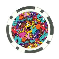 Monster Patterns Poker Chip Card Guard (10 Pack) by BangZart