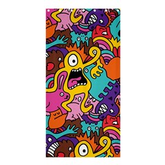 Monster Patterns Shower Curtain 36  X 72  (stall)  by BangZart