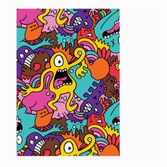 Monster Patterns Large Garden Flag (two Sides) by BangZart