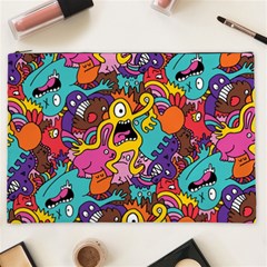 Monster Patterns Cosmetic Bag (xxl) 