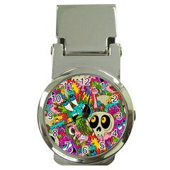 Crazy Illustrations & Funky Monster Pattern Money Clip Watches by BangZart