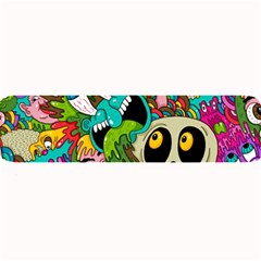 Crazy Illustrations & Funky Monster Pattern Large Bar Mats by BangZart