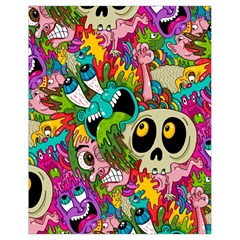 Crazy Illustrations & Funky Monster Pattern Drawstring Bag (small) by BangZart