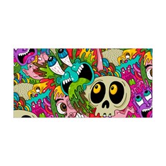 Crazy Illustrations & Funky Monster Pattern Yoga Headband