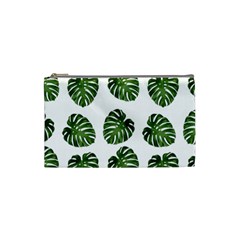 Leaf Pattern Seamless Background Cosmetic Bag (small)  by BangZart