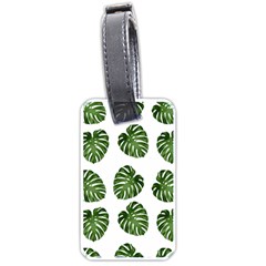 Leaf Pattern Seamless Background Luggage Tags (one Side)  by BangZart