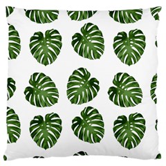 Leaf Pattern Seamless Background Large Cushion Case (two Sides) by BangZart