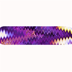 Purple And Yellow Zig Zag Large Bar Mats by BangZart