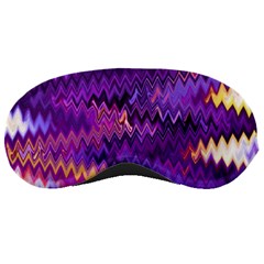 Purple And Yellow Zig Zag Sleeping Masks by BangZart