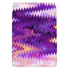 Purple And Yellow Zig Zag Flap Covers (l)  by BangZart