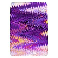 Purple And Yellow Zig Zag Flap Covers (s)  by BangZart