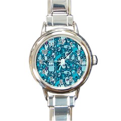 Monster Pattern Round Italian Charm Watch by BangZart