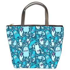 Monster Pattern Bucket Bags by BangZart