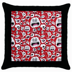 Another Monster Pattern Throw Pillow Case (black) by BangZart