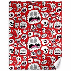 Another Monster Pattern Canvas 18  X 24   by BangZart