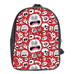 Another Monster Pattern School Bags (xl)  by BangZart