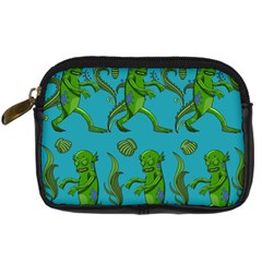 Swamp Monster Pattern Digital Camera Cases by BangZart