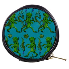 Swamp Monster Pattern Mini Makeup Bags by BangZart