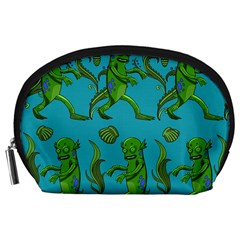 Swamp Monster Pattern Accessory Pouches (large)  by BangZart